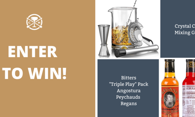 Giveaway – Crystal Mixing Glass Set & Bitters Bundle