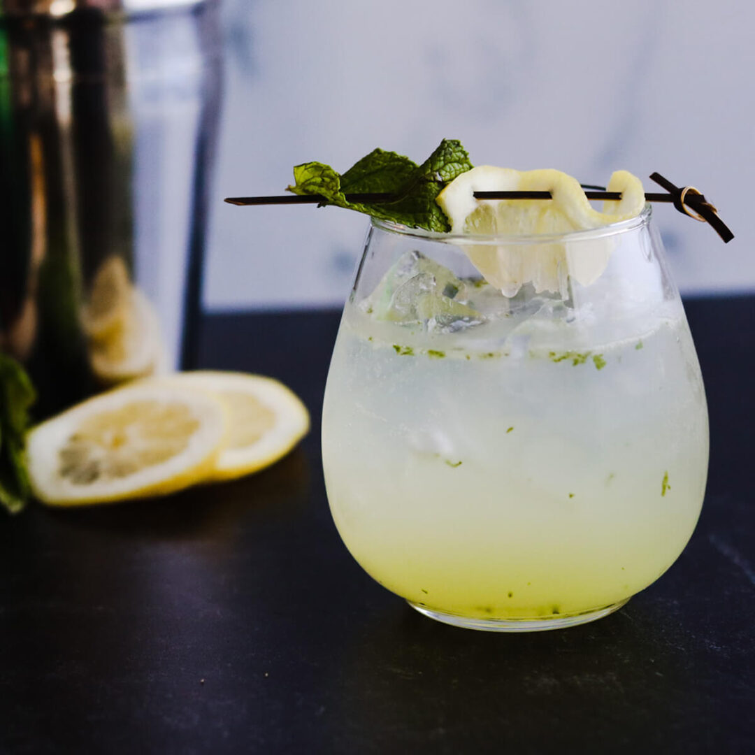Lemon Mint Vodka Fizz - Casual Mixologist