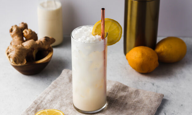 Lemon Ginger Fizz Mocktail