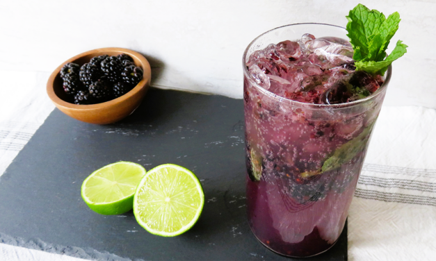 Blackberry Virgin Mojito Mocktail