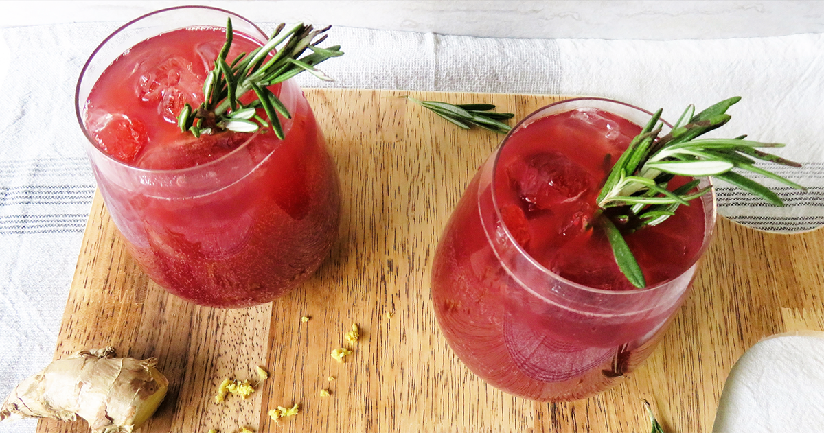 Pomegranate Mule Mocktail